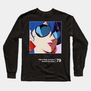 Behind The Mask / Minimalist Style Graphic Fan Artwork Long Sleeve T-Shirt